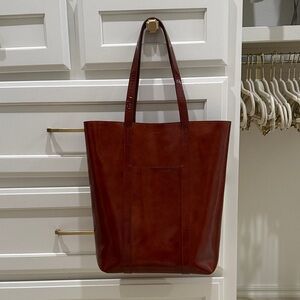Sezane Mahogany “The Tote” Bag